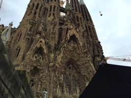 The Basilica was considered half done in 2010 and now has a challenging completion date of 2026, the centenary of Gaudi's death.