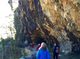 During part of the tour, we went on foot since buses could not manage some of the route.