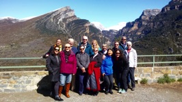 A photo of our group of eleven accompanied by two local guides and our tour leader, Africa.