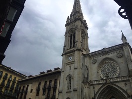 Santiago Cathedral of Bilbao.  Dedicated to St. James, it dates from the 14th and 15th centuries.