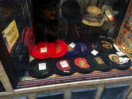 Basque berets are very popular.