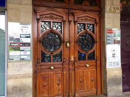 We encountered these beautiful doors as we walked around the square.