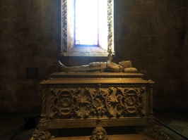 Tomb of Luís de Camões, Portugal's greatest poet.  He died in 1580. 