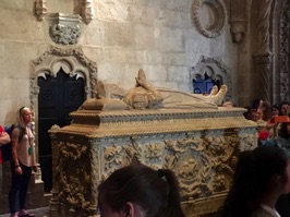 The tomb of the great explorer, Vasco da Gama.