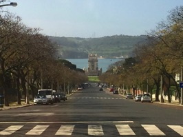 Departing from the Belem Tower area.