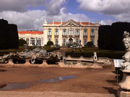 Looking back towards the palace from the gardens.