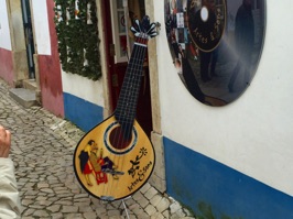 Entrance to one of the many interesting shops of Obidos.