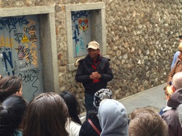 Our guide for the tour.  He was American, quite a character and very entertaining. He has lived in several cities around the world.