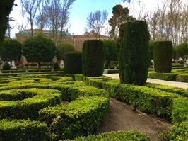 The Plaza is built on the site of the former Habsburg Palace that was demolished in 1997 for a parking garage now below the park.