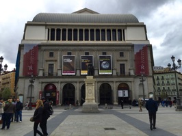 The Teatro Real de Madrid, the  Madrid Opera house.  It opened in 1850 and closed in 1925 not to reopen until 1997. It seats 1,746 and is considered one of the great theaters of Europe.