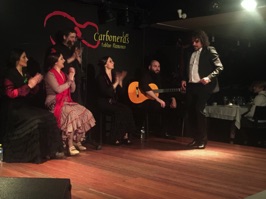 Tablao Las Carboneras is located in the old section of Madrid and performs in the basement of the former palace of the Count of Miranda.