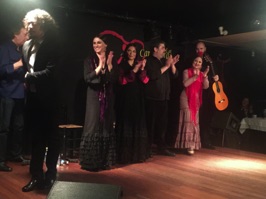 The company started in 2000 and has won several awards.  Flamenco dancing here follows dinner in the restaurant, a typical sequence in Spain.