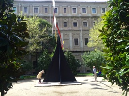 Alexander Calder's "Carmen," a 1974 aluminum and iron mobile sculpture.