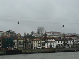 The Gaia cable car system opened in 2011.  It provides views of some of the Porto wine cellars.