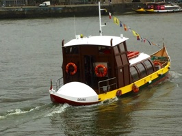 The boat for our river tour.