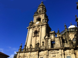 East view of the clock tower.