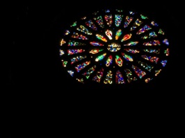 Heavily influenced by French churches, its stained glass has been compared to that of both Chartres and Sainte Chapelle.